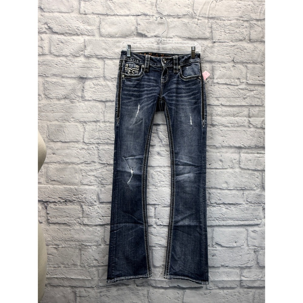 Rock Revival Bootcut Jeans Women's Size 0 Mid Wash